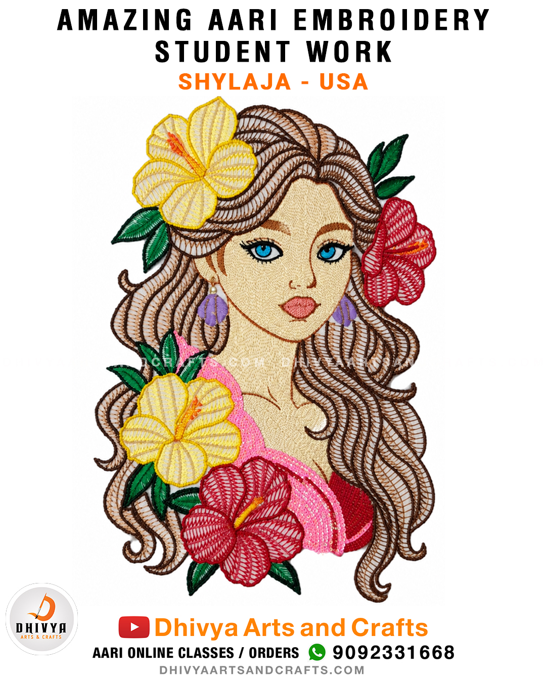 Amazing Aari Work by Sylaja - USA